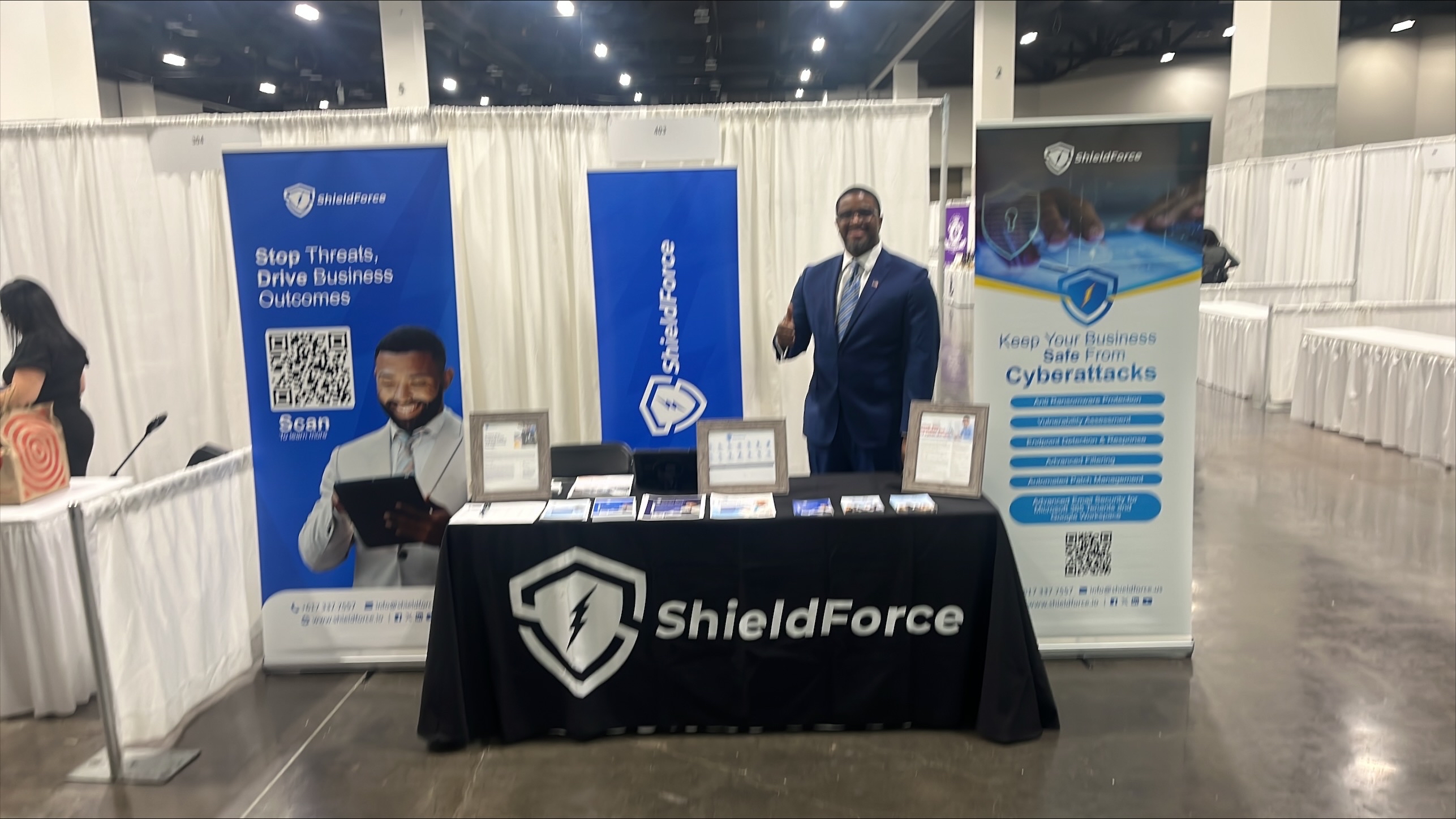 ShieldForce Cybersecurity Solutions Display