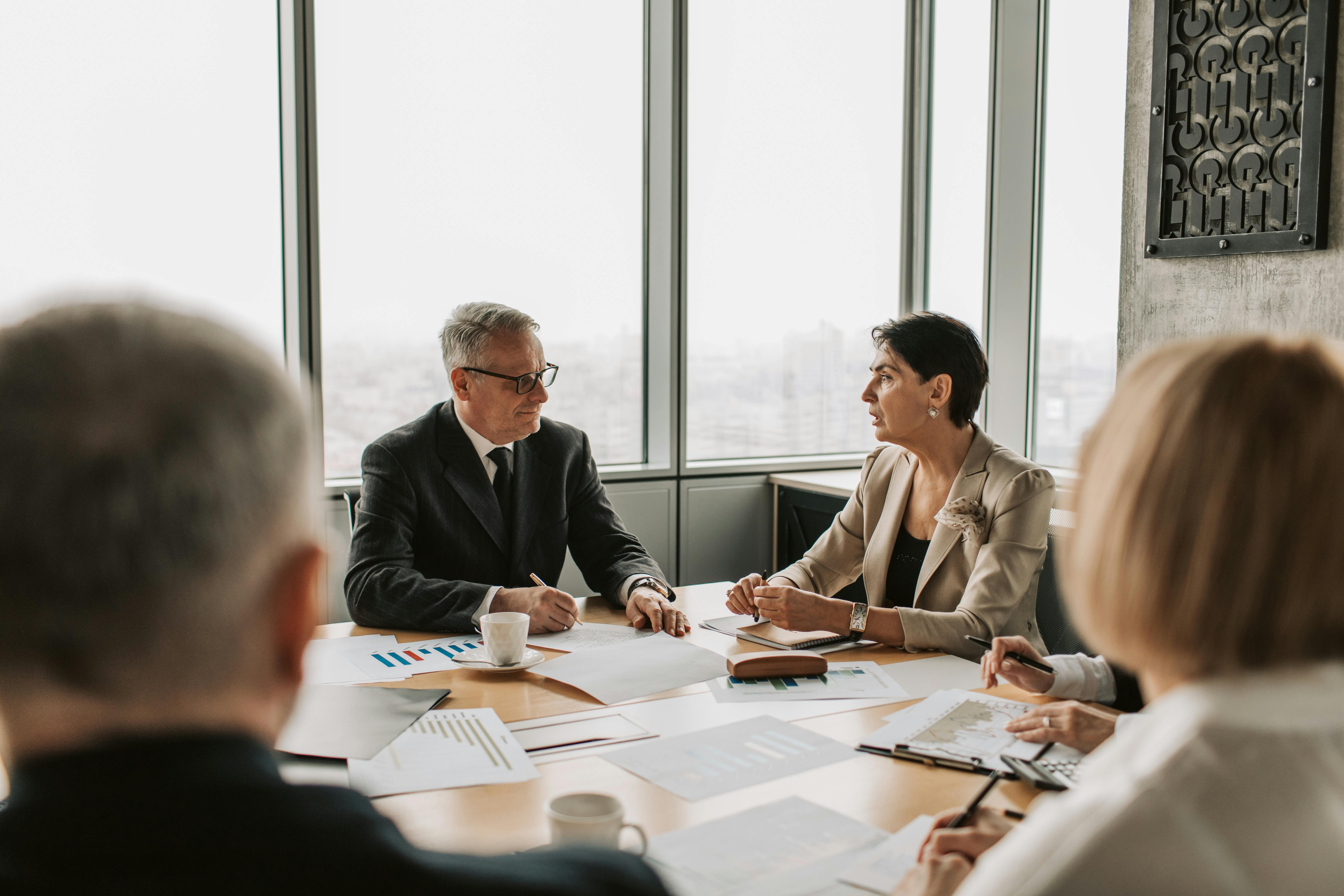 Pitching a product in a board meeting